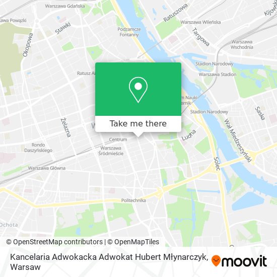 Kancelaria Adwokacka Adwokat Hubert Młynarczyk map