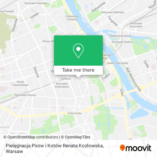 Pielęgnacja Psów i Kotów Renata Kozłowska map