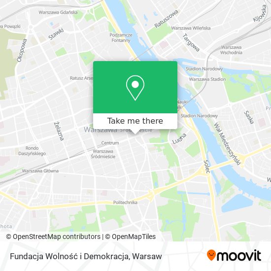 Fundacja Wolność i Demokracja map