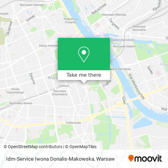 Idm-Service Iwona Donalis-Makowska map