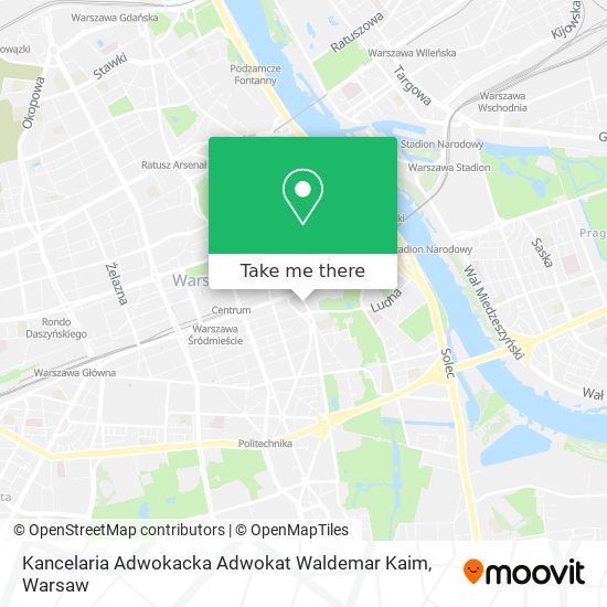 Карта Kancelaria Adwokacka Adwokat Waldemar Kaim