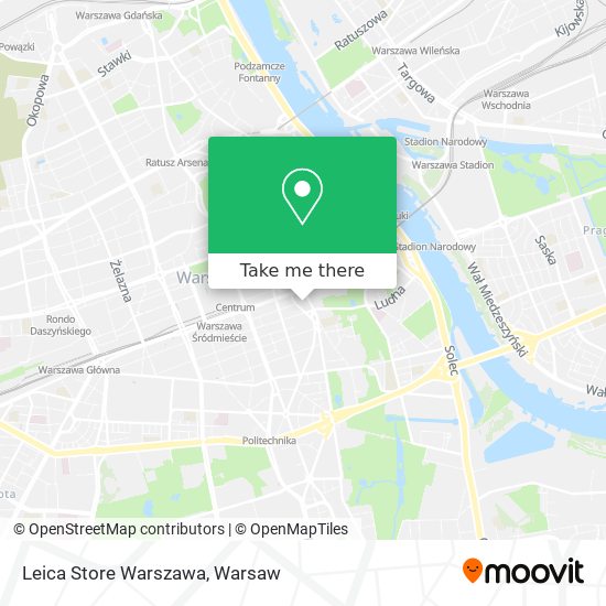 Leica Store Warszawa map