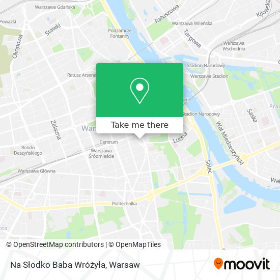 Na Słodko Baba Wróżyła map