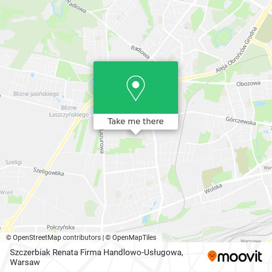 Szczerbiak Renata Firma Handlowo-Usługowa map