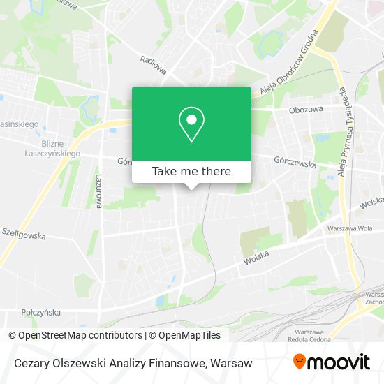 Cezary Olszewski Analizy Finansowe map