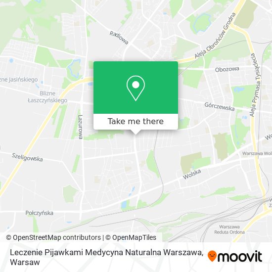 Leczenie Pijawkami Medycyna Naturalna Warszawa map