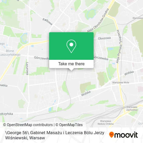 \George 56\ Gabinet Masażu i Leczenia Bólu Jerzy Wiśniewski map