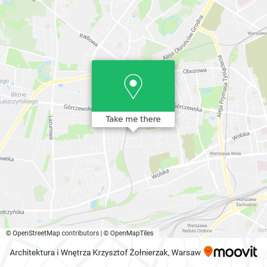 Architektura i Wnętrza Krzysztof Żołnierzak map