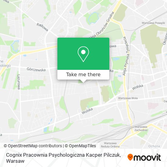 Cognix Pracownia Psychologiczna Kacper Pilczuk map