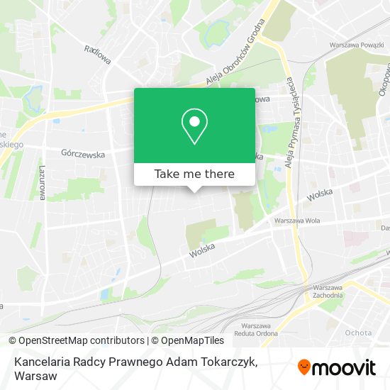 Kancelaria Radcy Prawnego Adam Tokarczyk map