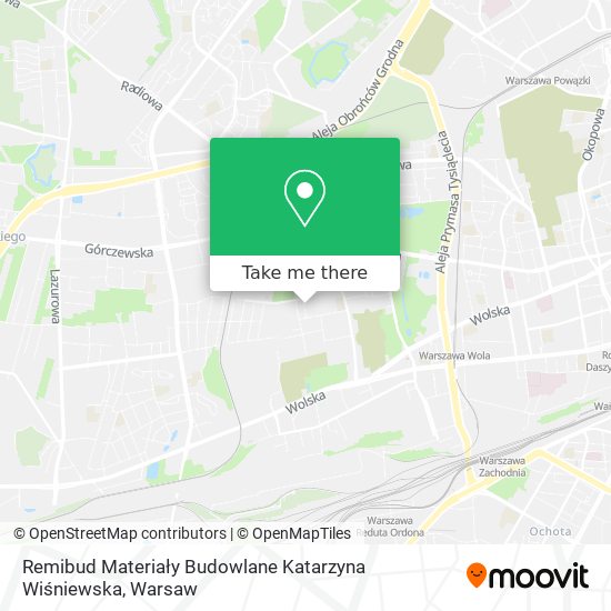 Remibud Materiały Budowlane Katarzyna Wiśniewska map