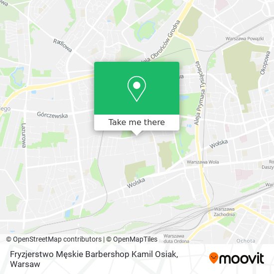 Fryzjerstwo Męskie Barbershop Kamil Osiak map