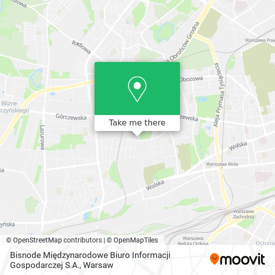 Bisnode Międzynarodowe Biuro Informacji Gospodarczej S.A. map