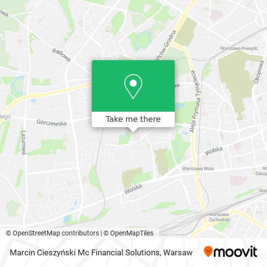 Marcin Cieszyński Mc Financial Solutions map