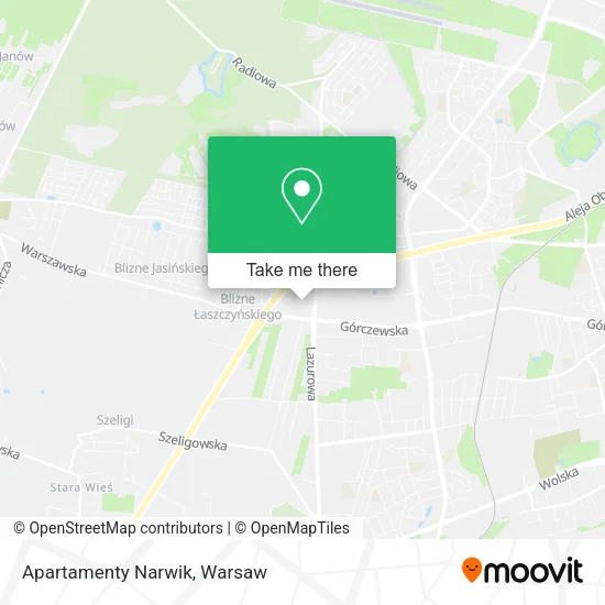 Apartamenty Narwik map