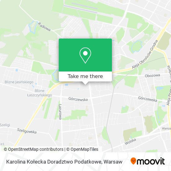 Karolina Kołecka Doradztwo Podatkowe map