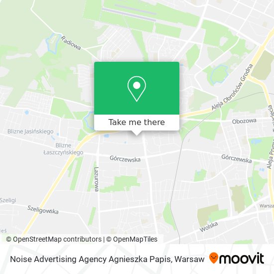 Noise Advertising Agency Agnieszka Papis map