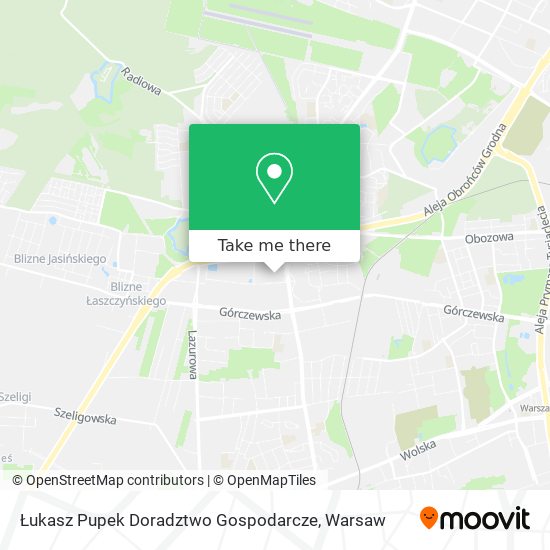 Łukasz Pupek Doradztwo Gospodarcze map