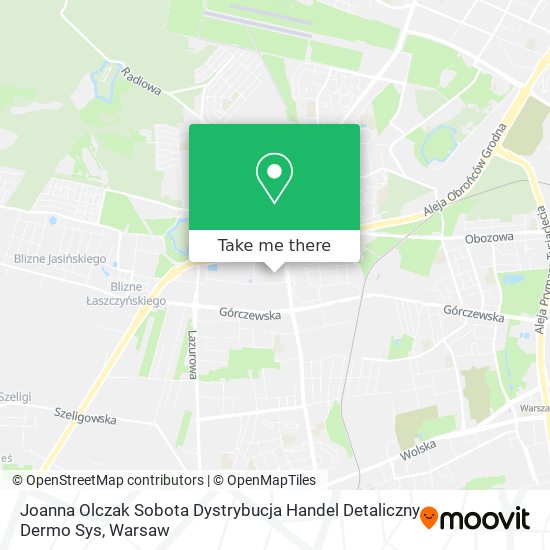 Joanna Olczak Sobota Dystrybucja Handel Detaliczny Dermo Sys map