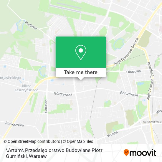 \Artam\ Przedsiębiorstwo Budowlane Piotr Gumiński map