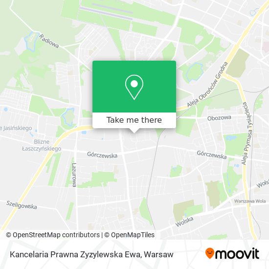 Kancelaria Prawna Zyzylewska Ewa map