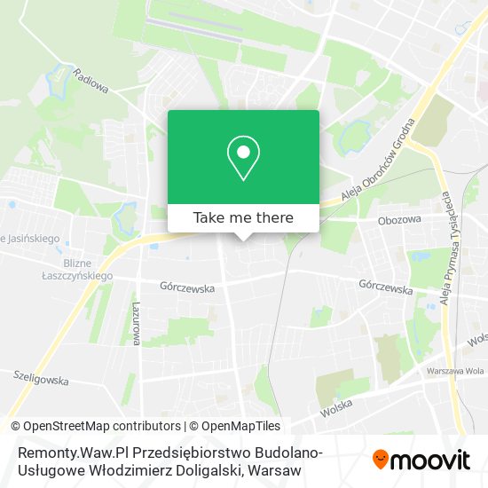 Remonty.Waw.Pl Przedsiębiorstwo Budolano-Usługowe Włodzimierz Doligalski map