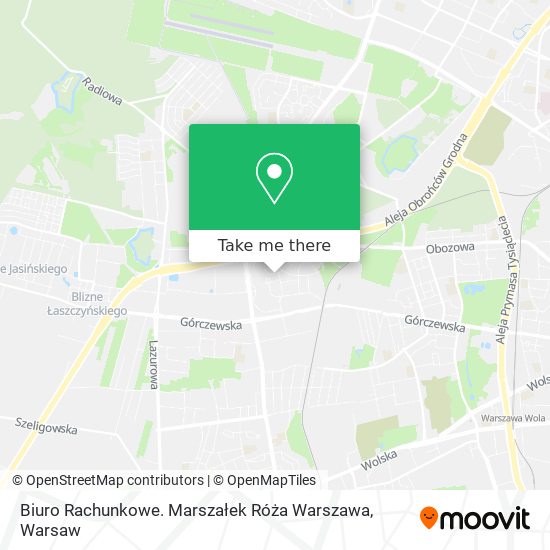 Biuro Rachunkowe. Marszałek Róża Warszawa map