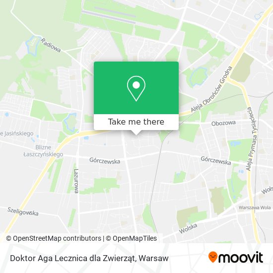 Doktor Aga Lecznica dla Zwierząt map