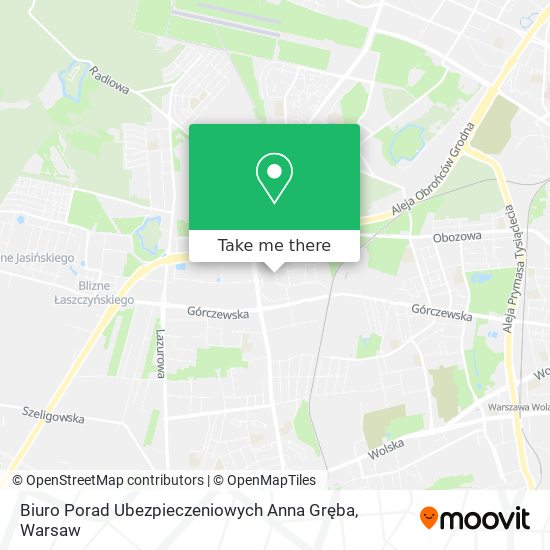 Biuro Porad Ubezpieczeniowych Anna Gręba map