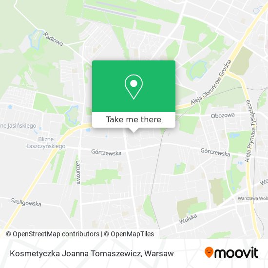 Kosmetyczka Joanna Tomaszewicz map