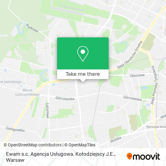 Ewam s.c. Agencja Usługowa. Kołodziejscy J.E. map