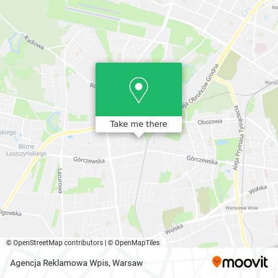 Agencja Reklamowa Wpis map