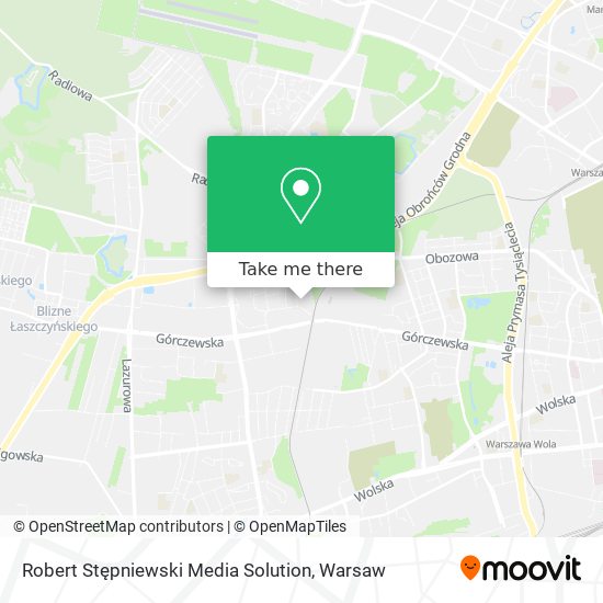 Robert Stępniewski Media Solution map