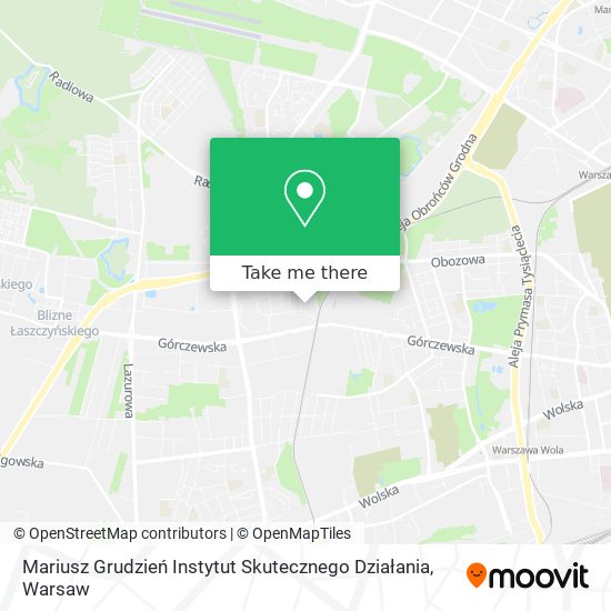 Mariusz Grudzień Instytut Skutecznego Działania map