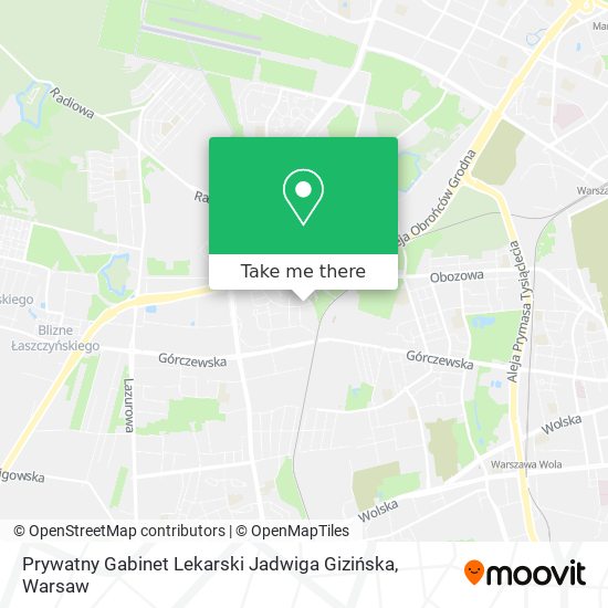 Prywatny Gabinet Lekarski Jadwiga Gizińska map