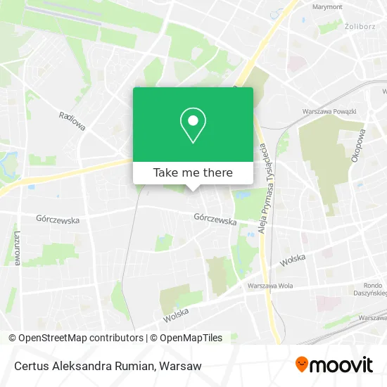 Certus Aleksandra Rumian map