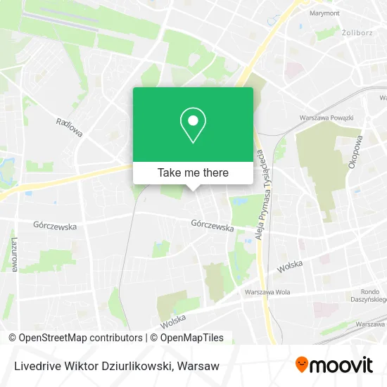Livedrive Wiktor Dziurlikowski map