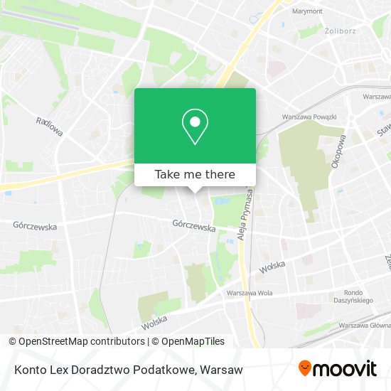 Konto Lex Doradztwo Podatkowe map