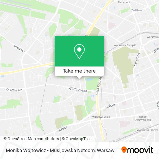 Monika Wójtowicz - Musijowska Netcom map