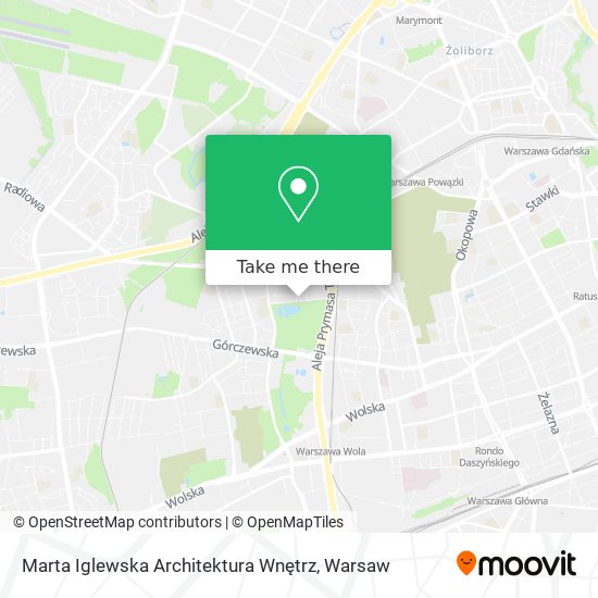 Marta Iglewska Architektura Wnętrz map