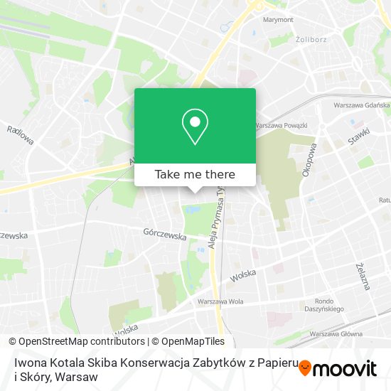 Iwona Kotala Skiba Konserwacja Zabytków z Papieru i Skóry map