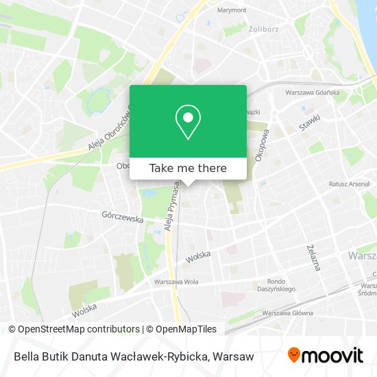 Bella Butik Danuta Wacławek-Rybicka map