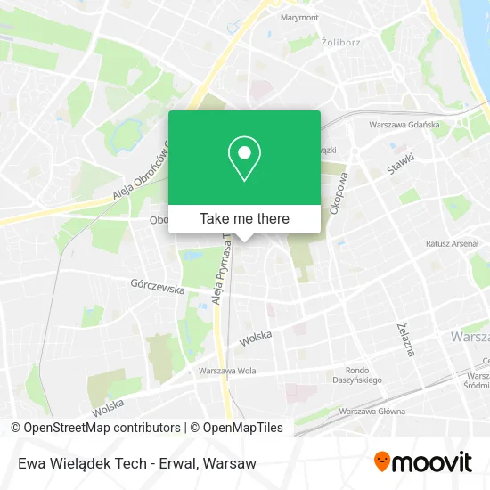 Ewa Wielądek Tech - Erwal map