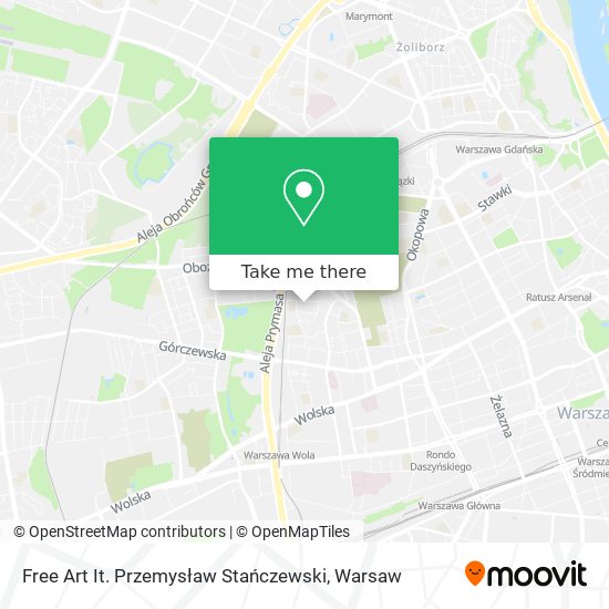 Free Art It. Przemysław Stańczewski map