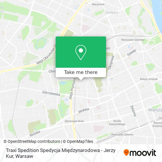 Traxi Spedition Spedycja Międzynarodowa - Jerzy Kur map