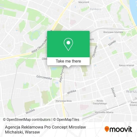 Agencja Reklamowa Pro Concept Mirosław Michalski map
