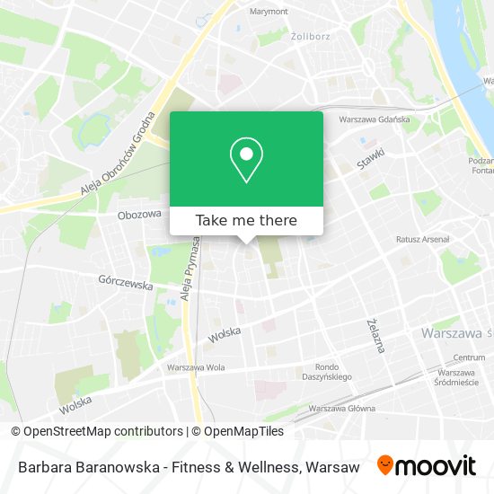 Barbara Baranowska - Fitness & Wellness map