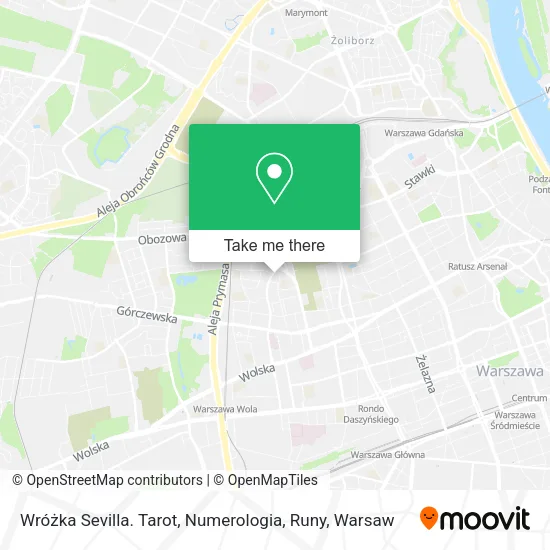 Wróżka Sevilla. Tarot, Numerologia, Runy map