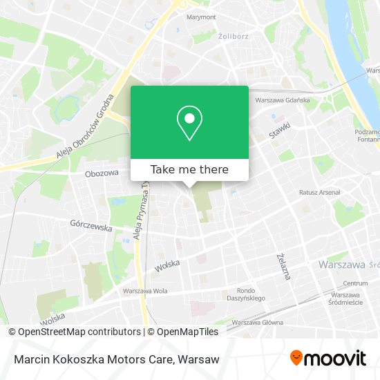 Marcin Kokoszka Motors Care map