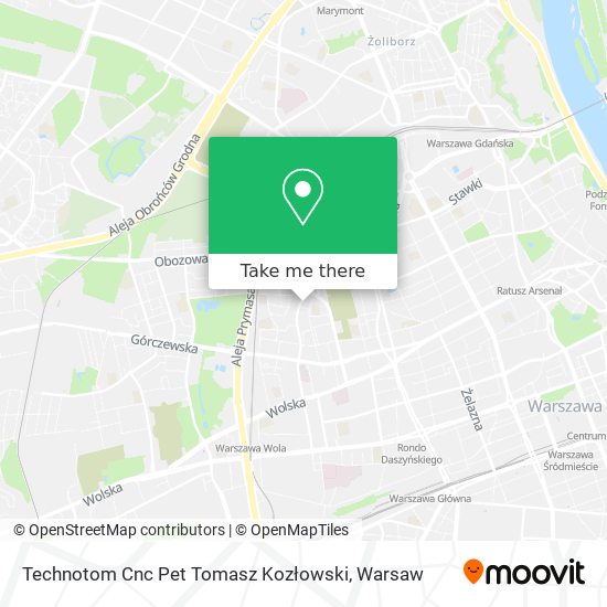 Technotom Cnc Pet Tomasz Kozłowski map